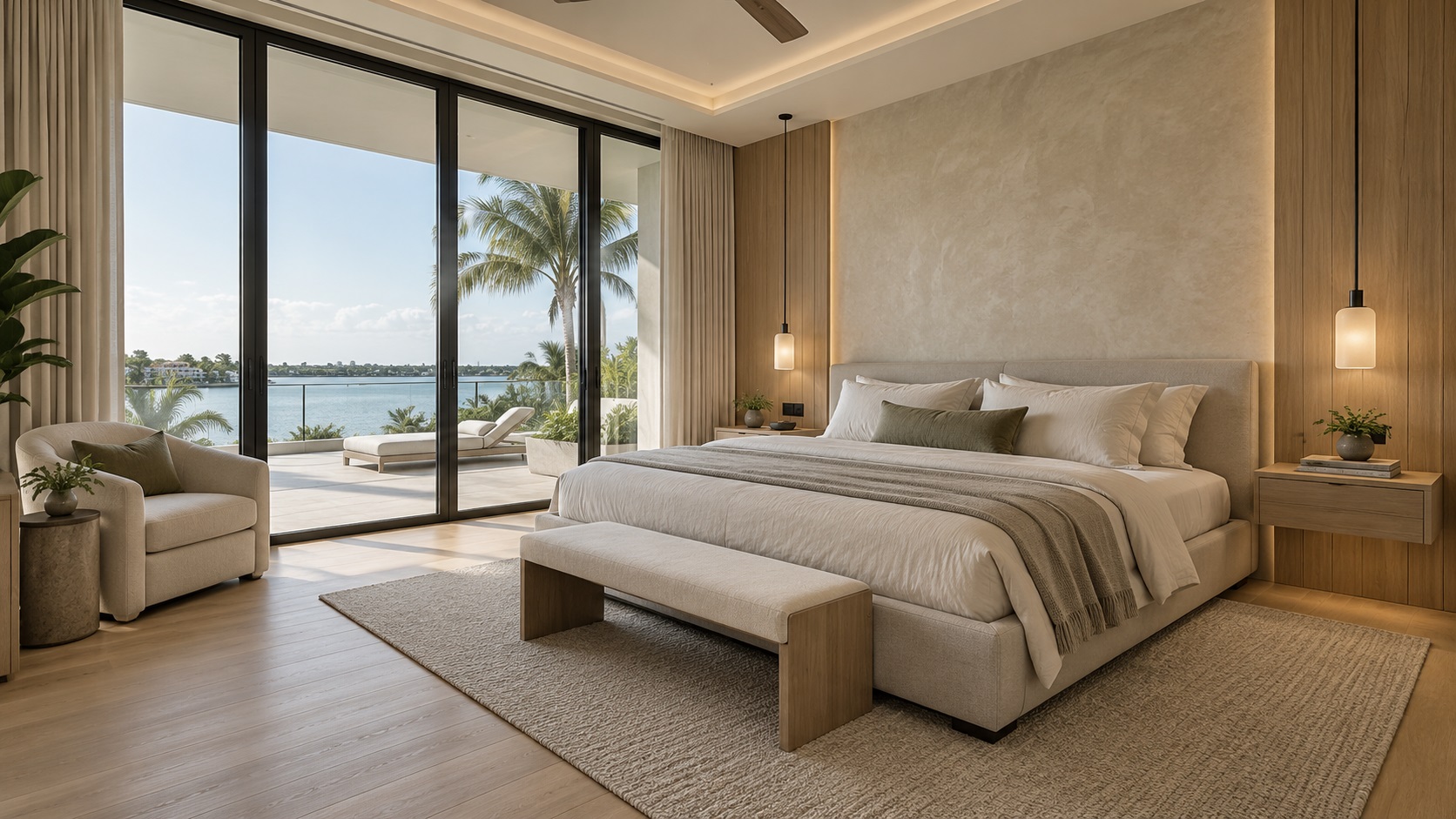 Well-presented primary suite in a Tampa home